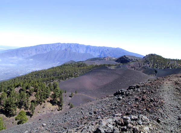 Vulkanroute mit Blick nach Norden