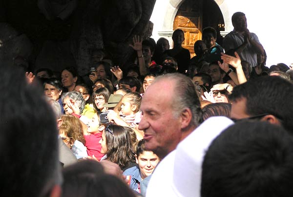 Juan Carlos en Los Llanos el 24.11.06